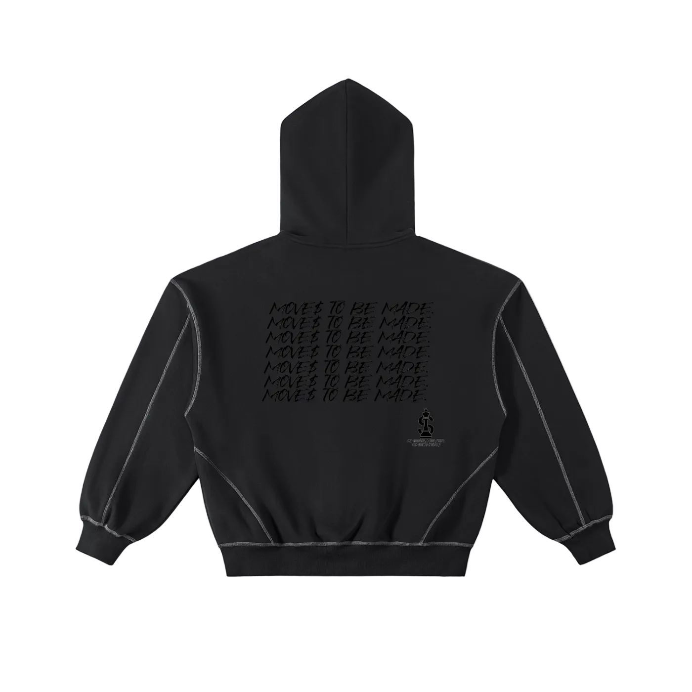 CONTRAST ZIP HOODIE