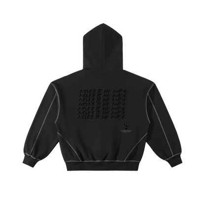 CONTRAST ZIP HOODIE