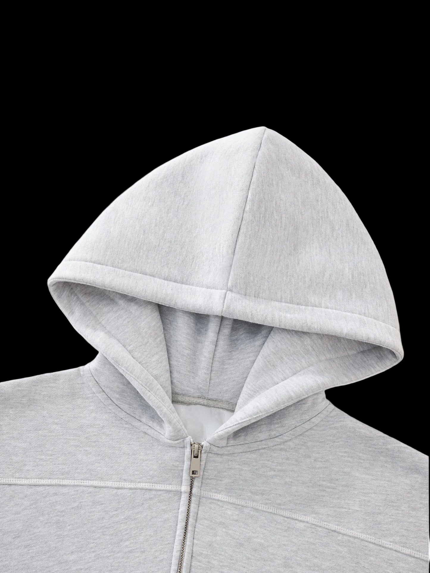 CONTRAST ZIP HOODIE