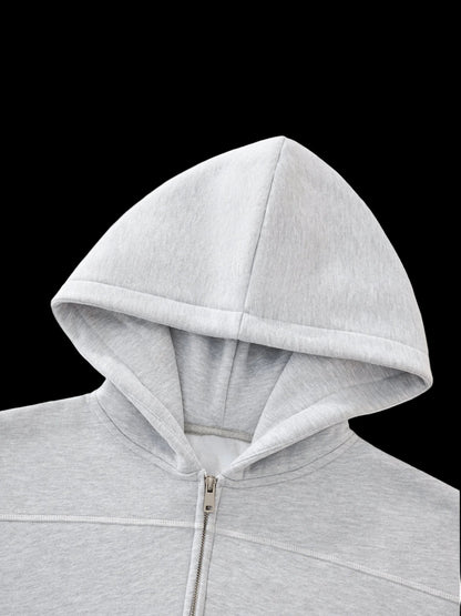 CONTRAST ZIP HOODIE