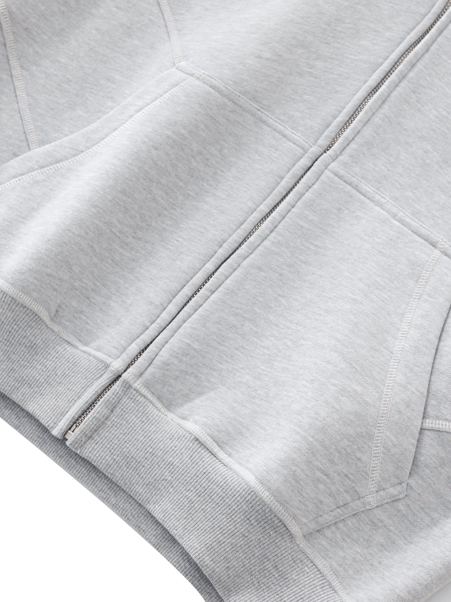 CONTRAST ZIP HOODIE
